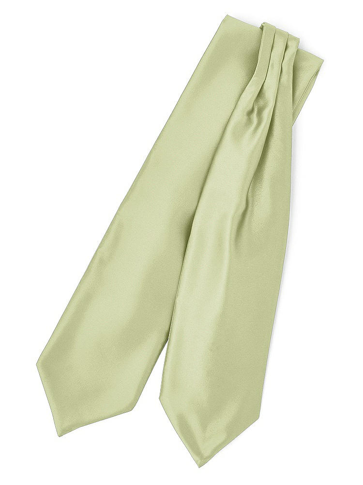 Front View - Mint Matte Satin Cravats by After Six