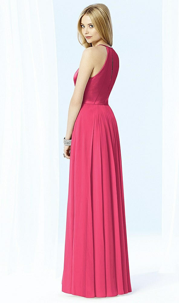 Back View - Pantone Honeysuckle After Six Bridesmaid Dress 6705