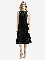 Front View Thumbnail - Black After Six Bridesmaid Dress 6738