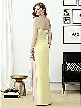 Rear View Thumbnail - Butter Yellow & Blush Dessy Collection Style 2956