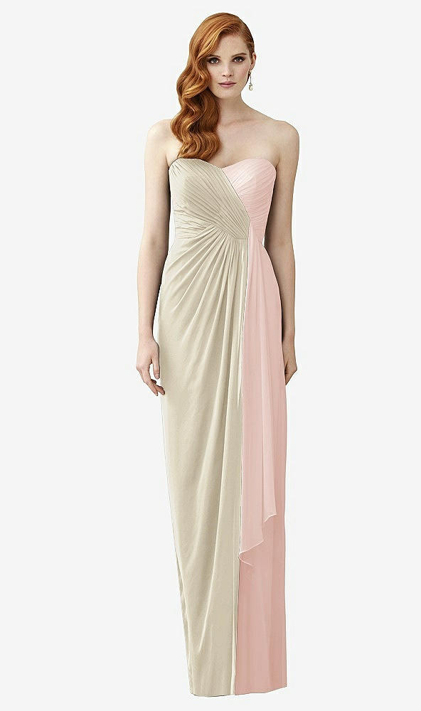 Front View - Champagne & Blush Dessy Collection Style 2956