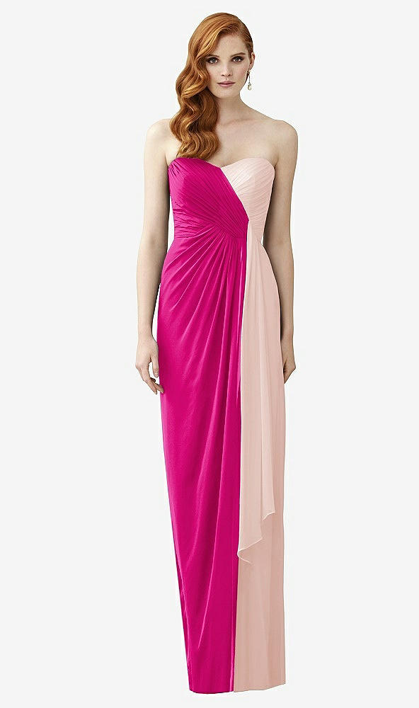 Front View - Think Pink & Blush Dessy Collection Style 2956