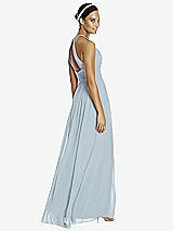 Rear View Thumbnail - Mist & Dark Nude Studio Design Bridesmaid Dress 4518