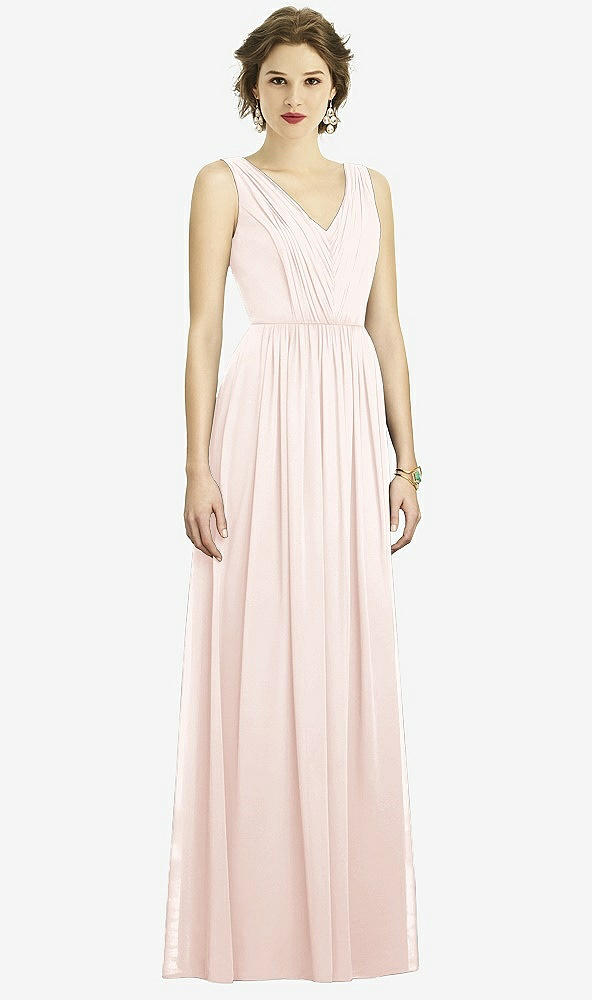 Front View - Blush Dessy Bridesmaid Dress 3005