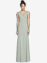 Rear View Thumbnail - Willow Green Bella Bridesmaids Dress BB116