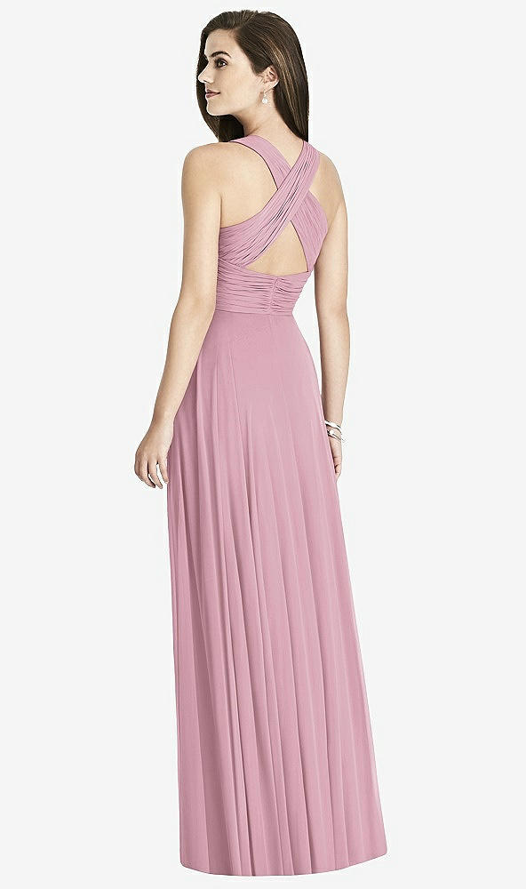 Back View - Dusty Pink Bella Bridesmaids Dress BB117