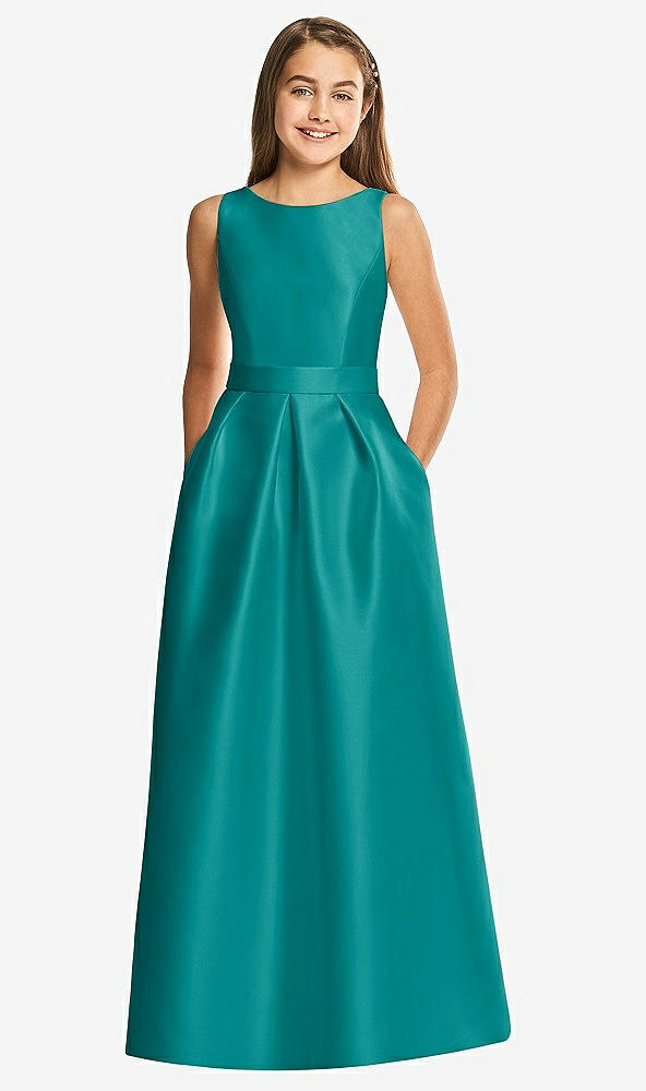 Front View - Jade Alfred Sung Junior Bridesmaid Style JR544