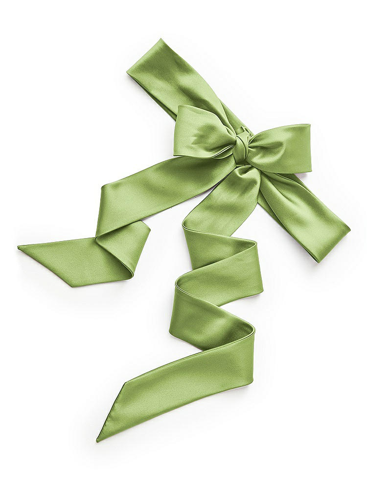 Back View - Mojito Satin Twill Flower Girl Sash