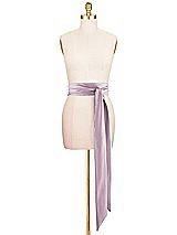 Front View Thumbnail - Suede Rose Satin Twill Wedding Sash