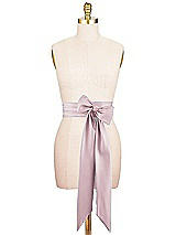 Alt View 1 Thumbnail - Dusty Rose Satin Twill Wedding Sash