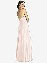 Rear View Thumbnail - Blush Criss Cross Back A-Line Maxi Dress