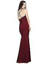 Alt View 3 Thumbnail - Cabernet Cowl-Neck Criss Cross Back Slip Dress