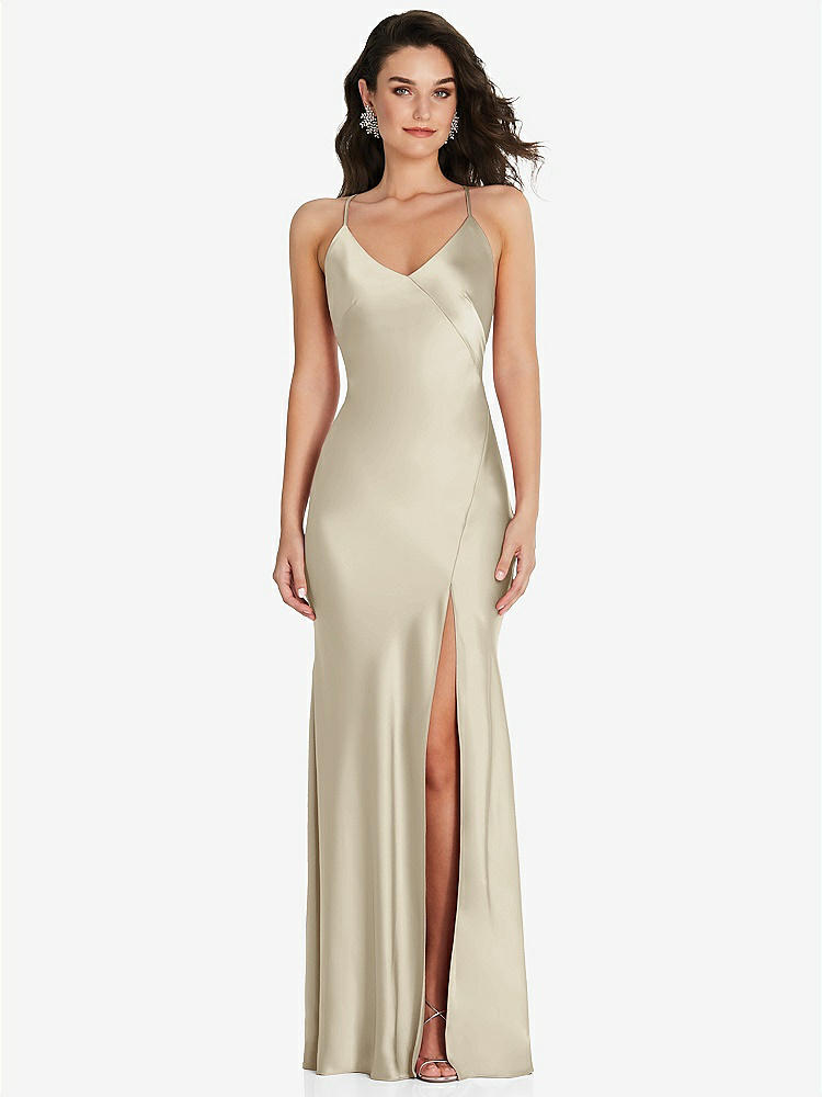 Cream Textured Bandeau Twist Cut Out Maxi Dress | Dresses