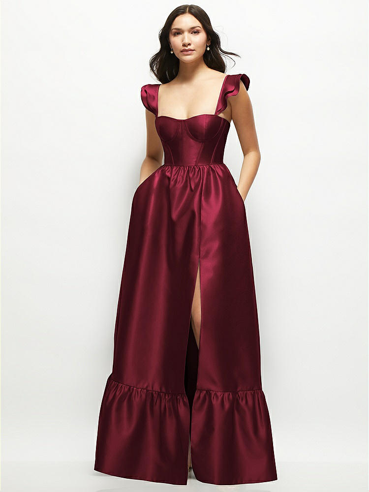 受注予約：decollete ribbon flared dress【pink】 – BUNNY