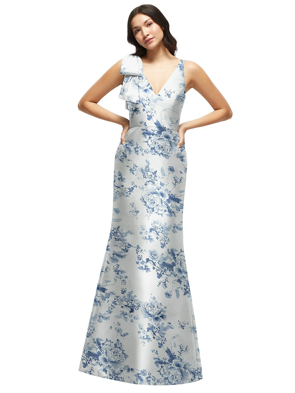 お歳暮・冬ギフト特集 - おとなの週末お取り寄せ倶楽部 Satin Floral V-back Deep Trumpet One With Dress Bridesmaid ワンピース