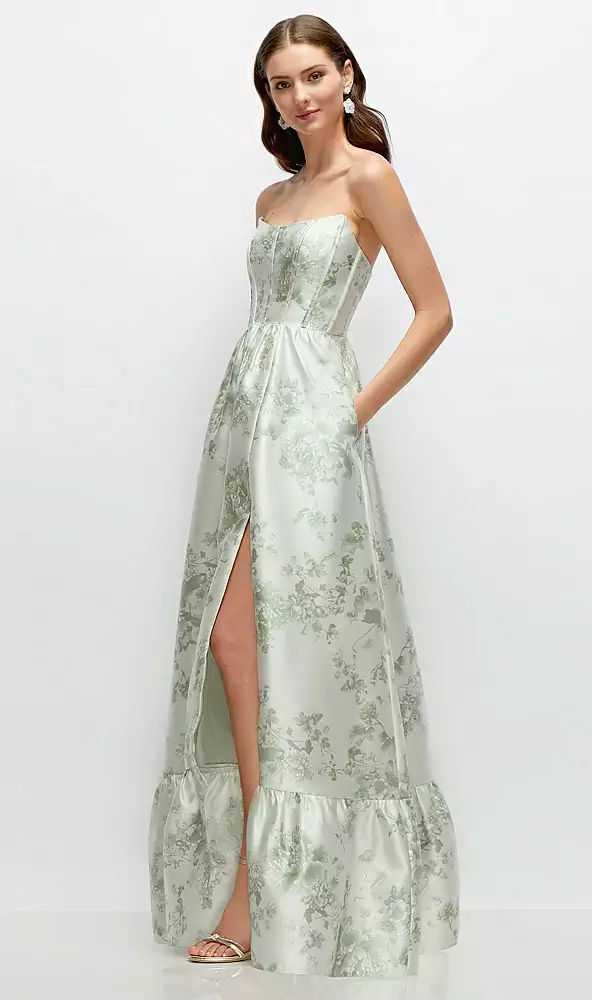Dessy Collection 3152FP Crepe Sage
