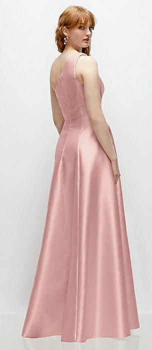 Rose One Shoulder Bridesmaid Dresses