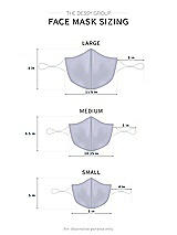 Alt View 1 Thumbnail - Silver Dove Satin Twill Reusable Face Mask
