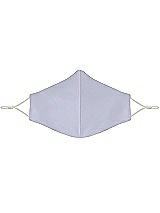 Front View Thumbnail - Silver Dove Satin Twill Reusable Face Mask