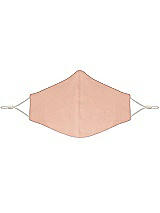 Front View Thumbnail - Pale Peach Crepe Reusable Face Mask