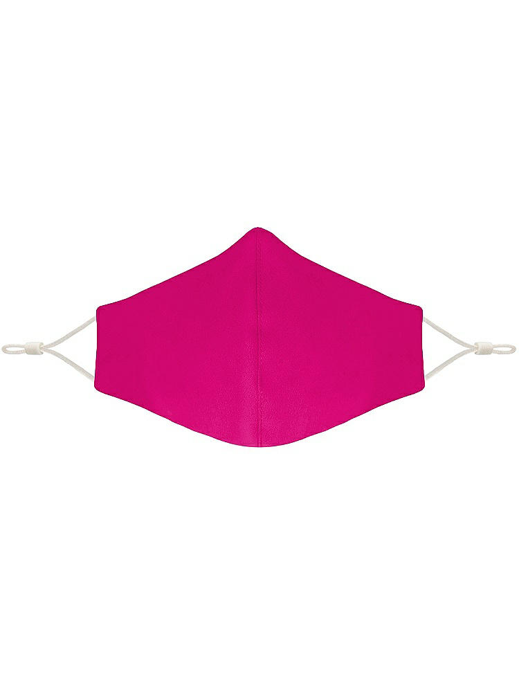 Front View - Think Pink Crepe Reusable Face Mask