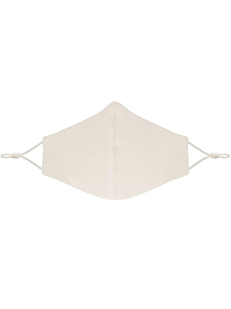 Front View - Ivory Soft Jersey Reusable Face Mask