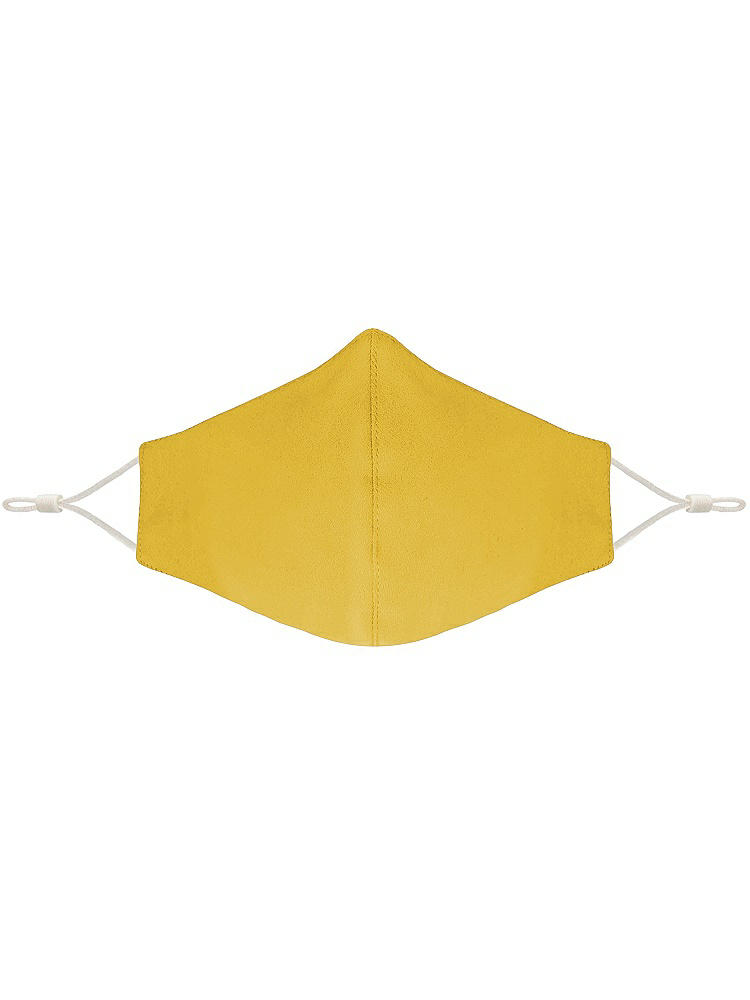 Front View - Marigold Soft Jersey Reusable Face Mask