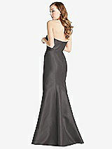 Rear View Thumbnail - Caviar Gray Bella Bridesmaids Dress BB133