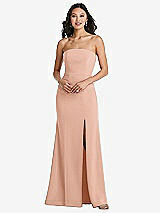 Front View Thumbnail - Pale Peach Bella Bridesmaids Dress BB134