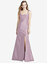 Front View Thumbnail - Suede Rose Bella Bridesmaids Dress BB135