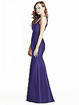 Side View Thumbnail - Grape Bella Bridesmaids Dress BB135