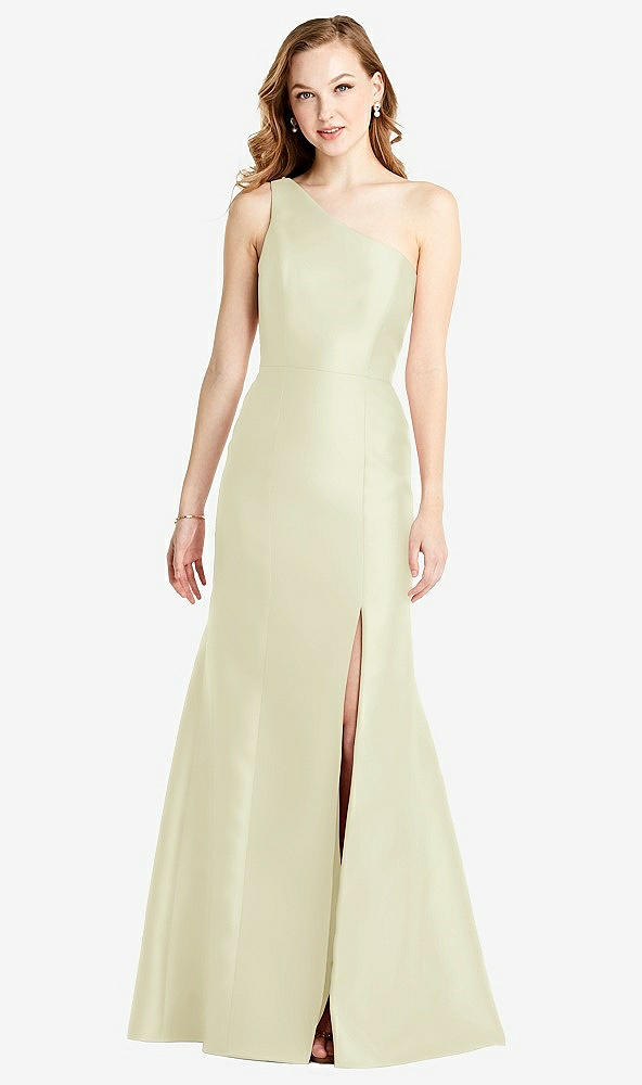 Front View - Butter Yellow Bella Bridesmaids Dress BB137