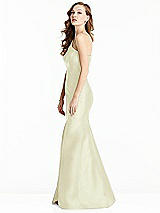 Side View Thumbnail - Butter Yellow Bella Bridesmaids Dress BB137