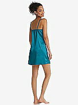 Rear View Thumbnail - Oasis Mini Stretch Satin Slip with Adjustable Straps - Kyle