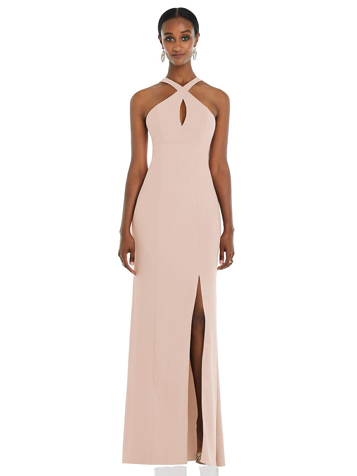 【BONNAE】 Cross cut out dress ♥2Colors Cross cut out dress (Black) - bonnae