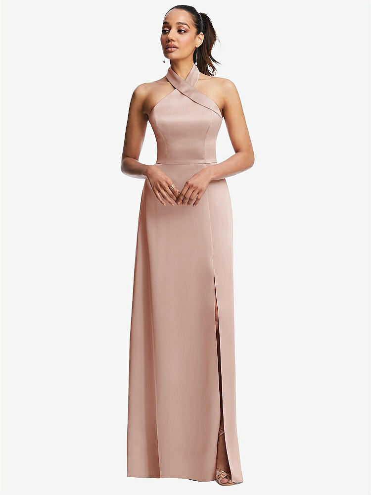 パーティードレス Darci Tie-Neck Silk Gown Nerissa Cowl Neck Maxi Dress - Green Tie Dye – Peppermayo Canada