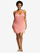 Alt View 1 Thumbnail - Rose Short Whisper Satin Slip