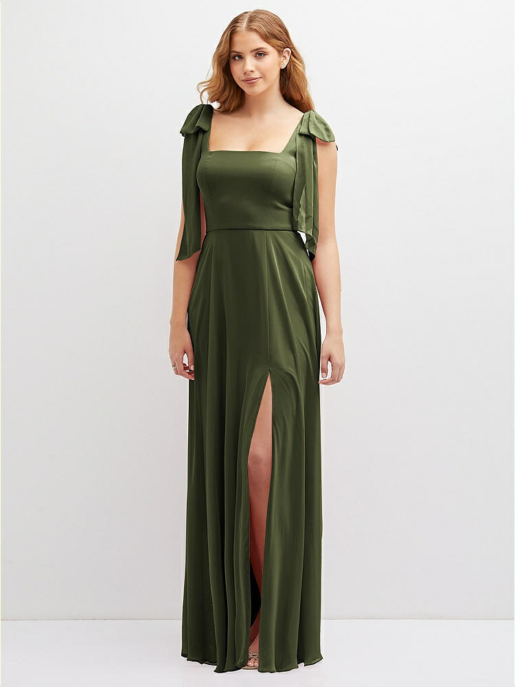 Ruffle-trimmed Bodice Halter Maxi Bridesmaid Dress With Wrap Ruffle-trimmed Bodice Halter Maxi Bridesmaid Dress With Wrap