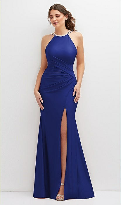 Cowl-neck Midi Tank Bridesmaid Dress - Esme In Vineyard