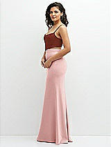 Side View Thumbnail - Auburn Moon Crepe Mix-and-Match Midriff Corset Top