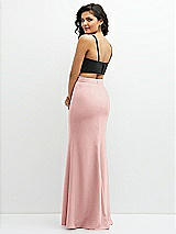 Alt View 2 Thumbnail - Black Crepe Mix-and-Match Midriff Corset Top