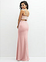 Alt View 2 Thumbnail - Cameo Crepe Mix-and-Match Midriff Corset Top