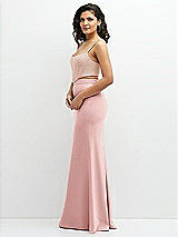 Side View Thumbnail - Cameo Crepe Mix-and-Match Midriff Corset Top