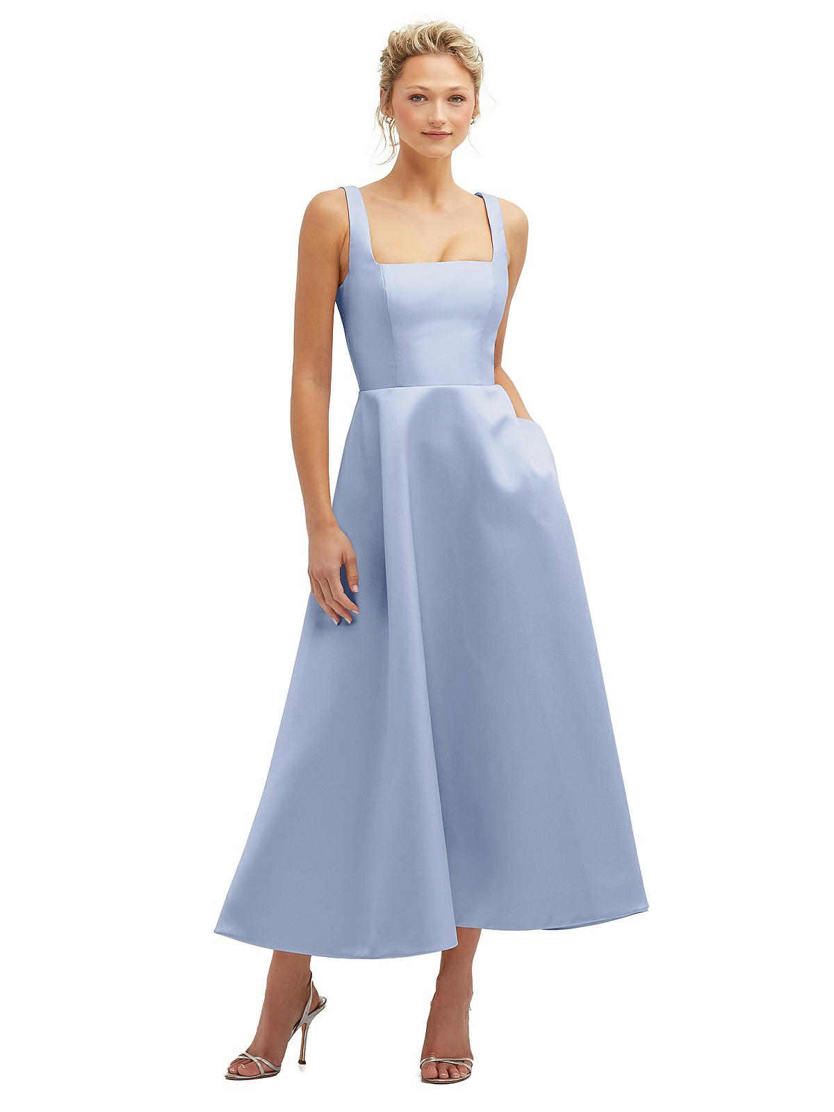 らぶ【新品】todayful Squareneck Satin Dress TODAYFUL(トゥデイフル) / Life's online store（ライフズ
