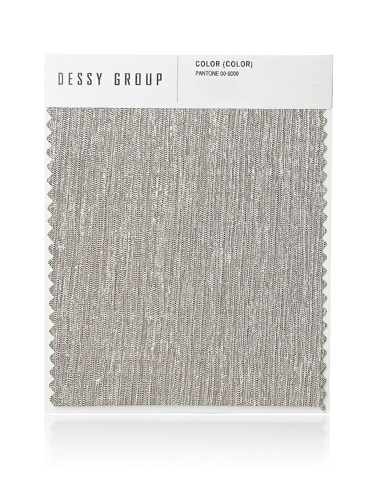 Front View - Metallic Taupe Pleated Metallic Swatch