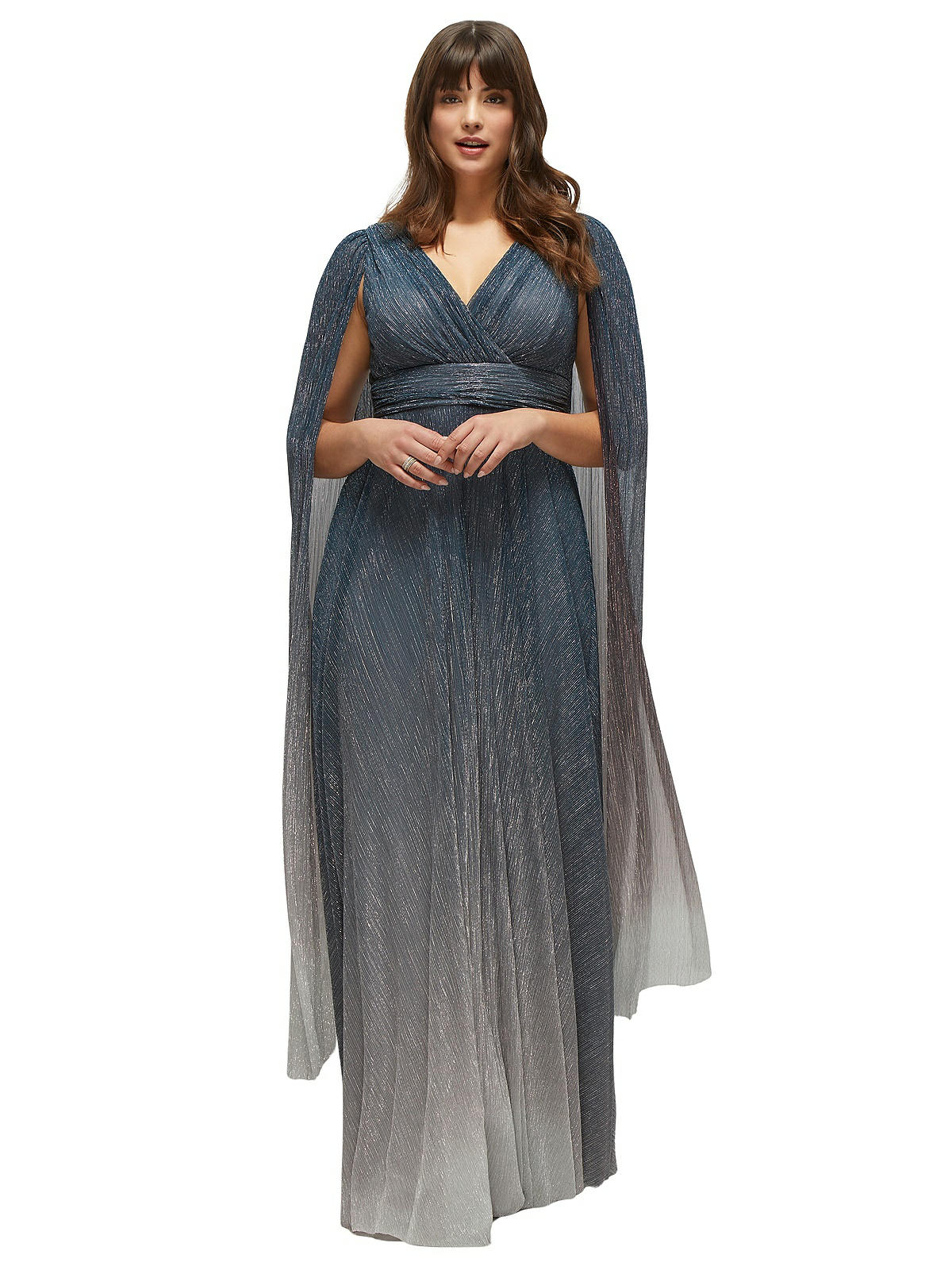 【COYSEIO】 DRAPING DRESS BLUE GREY DRAPING DRESS BLUE GREY - coyseio