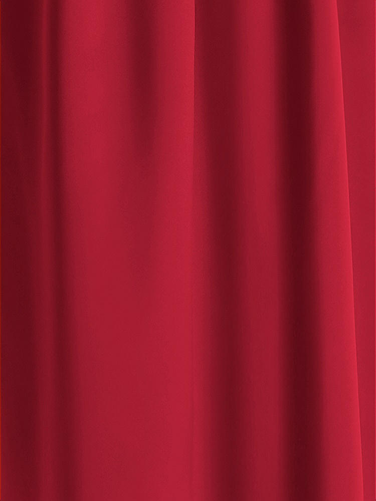 Front View - Flame Matte Satin Fabric by the Yard
