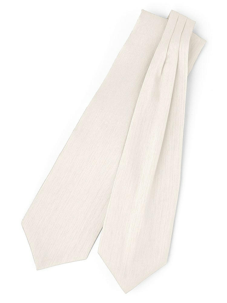 Front View - Ivory Dupioni Cravats by After Six
