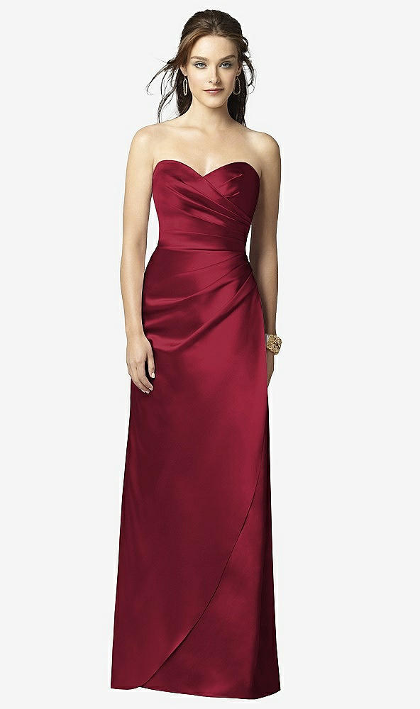 Front View - Burgundy Dessy Collection Style 2851