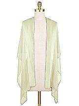 Front View Thumbnail - Butter Yellow Lux Chiffon Stole